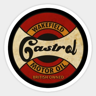 Motor Oil Vintage Sign Sticker